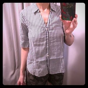 J. Crew | Button Down Shirt Sleeve Striped